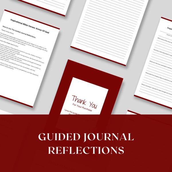 Guided Journal Reflections: Armor of God