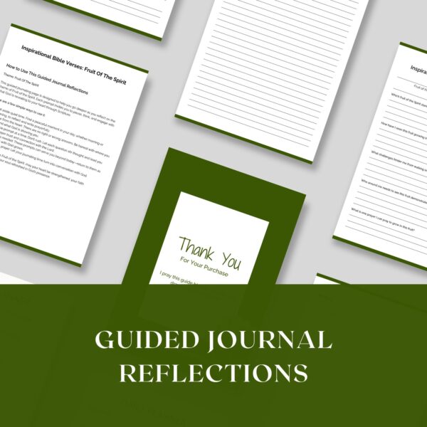 Guided Journal Reflections: Fruit of the Spirit