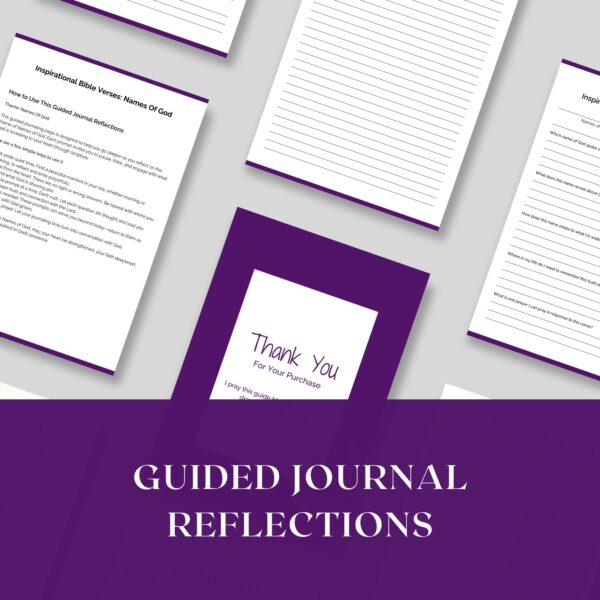 Guided Journal Reflections: Names of God