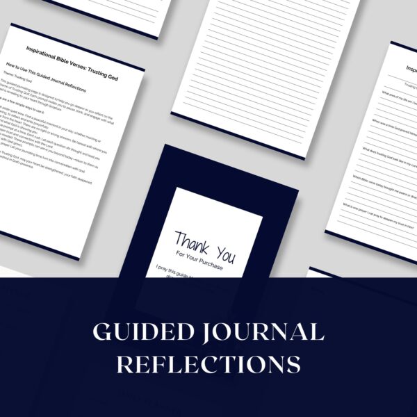 Guided Journal Reflections: Trusting God