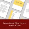 Inspirational Bible Verses Armor Of God