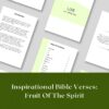 Inspirational Bible Verses Fruit Of The Spirit