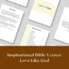 Inspirational Bible Verses Love Like God