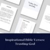 Inspirational Bible Verses Trusting God