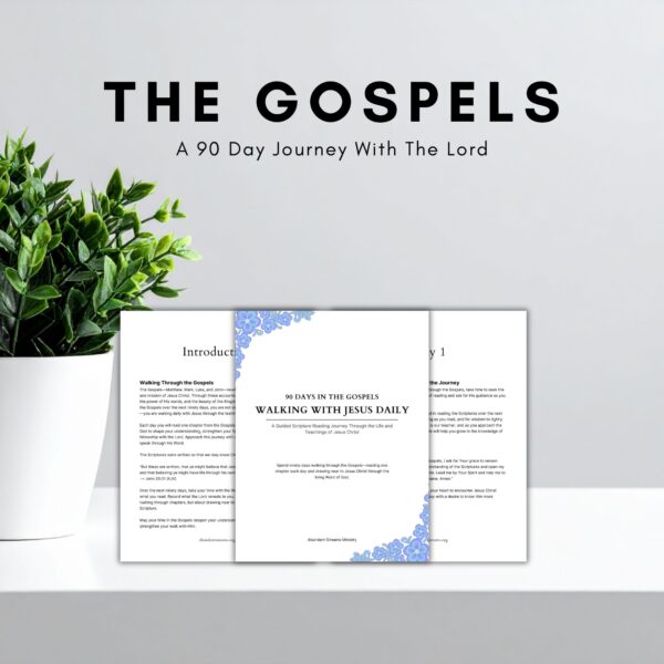 90 Days in the Gospels: Walking with Jesus Daily (Bible Reading Plan PDF)