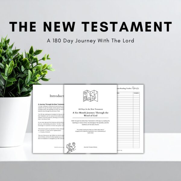 180 Days in the New Testament: A Six-Month Bible Reading Plan (PDF)